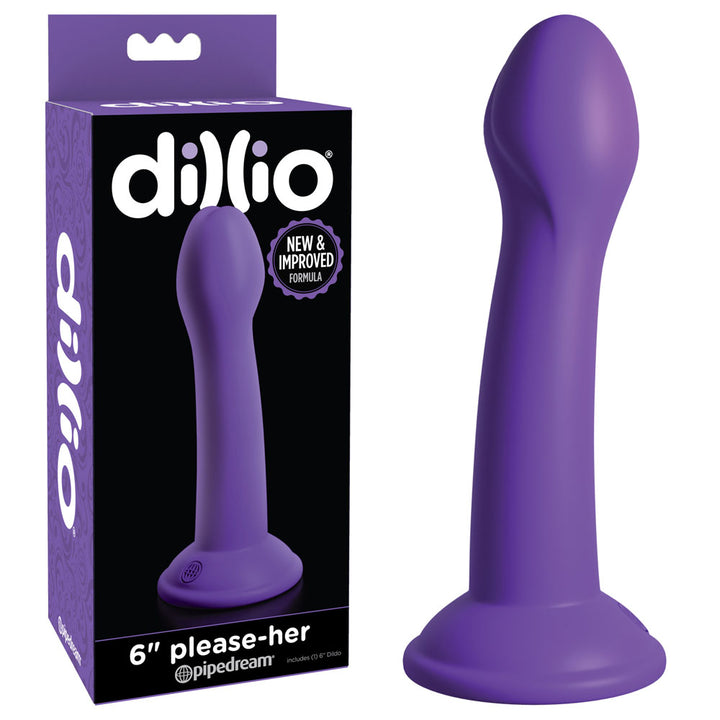 Dillio 6'' Please-Her - Purple 15.2 cm Dong