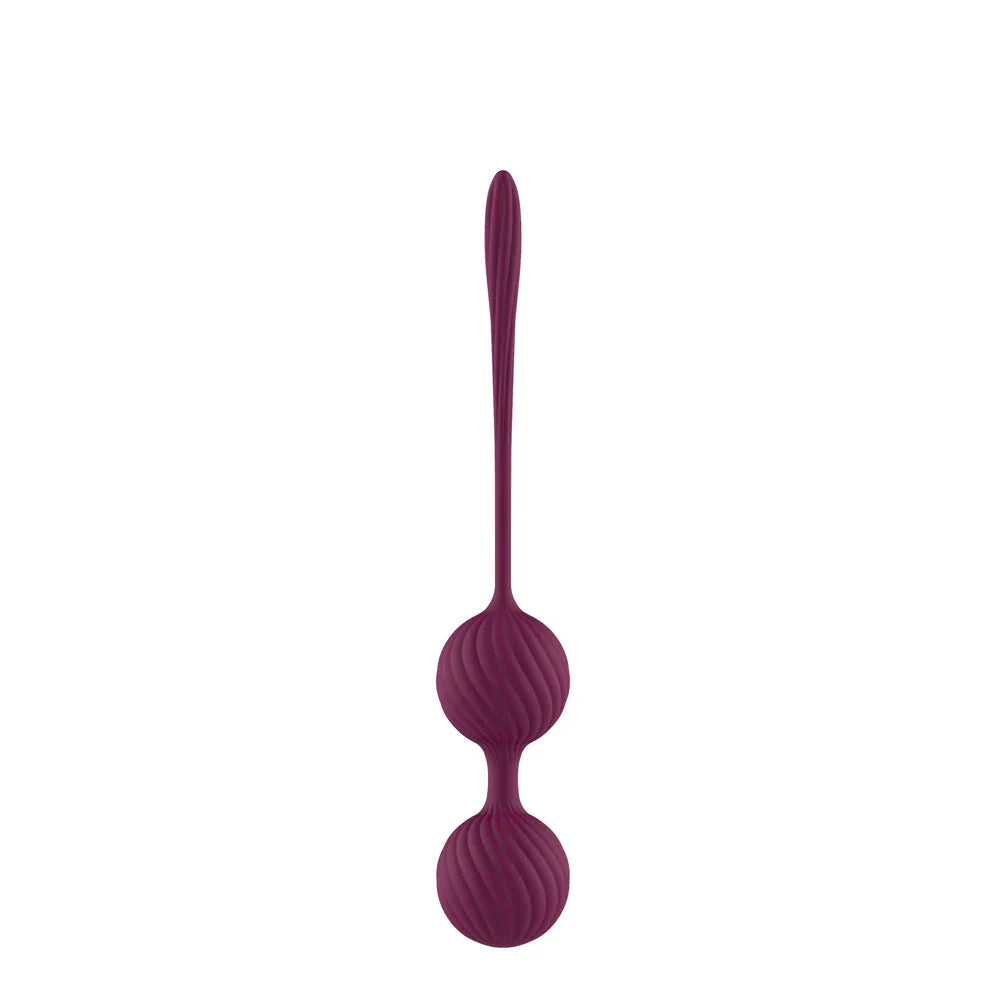 Passion Play Dual Kegel Balls, Purple
