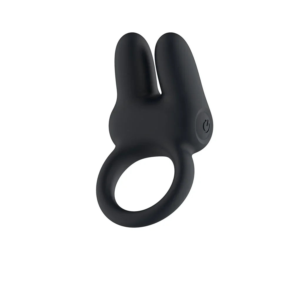 Passion Play Dual Motor Vibrating Cock Ring, Black
