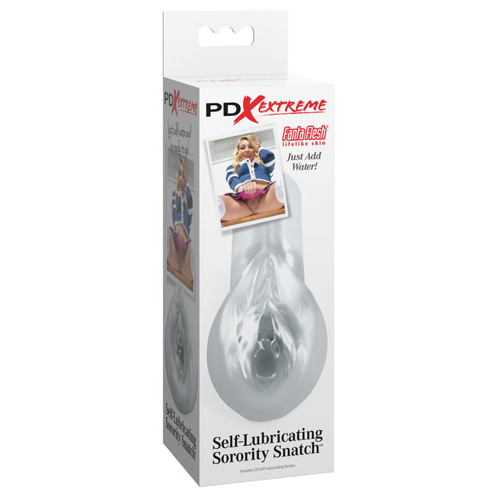 PDX Extreme Sorority Snatch retail box, self-lubricating, just add water