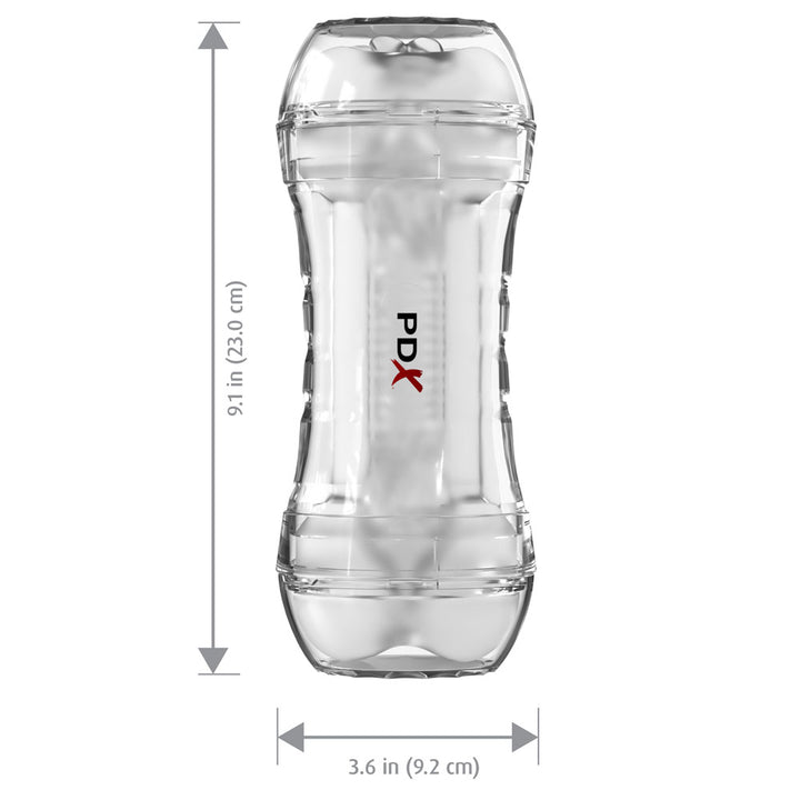 Super Flip-A-Pussy Over measurements: 9.1 inches tall and 3.6 inches wide