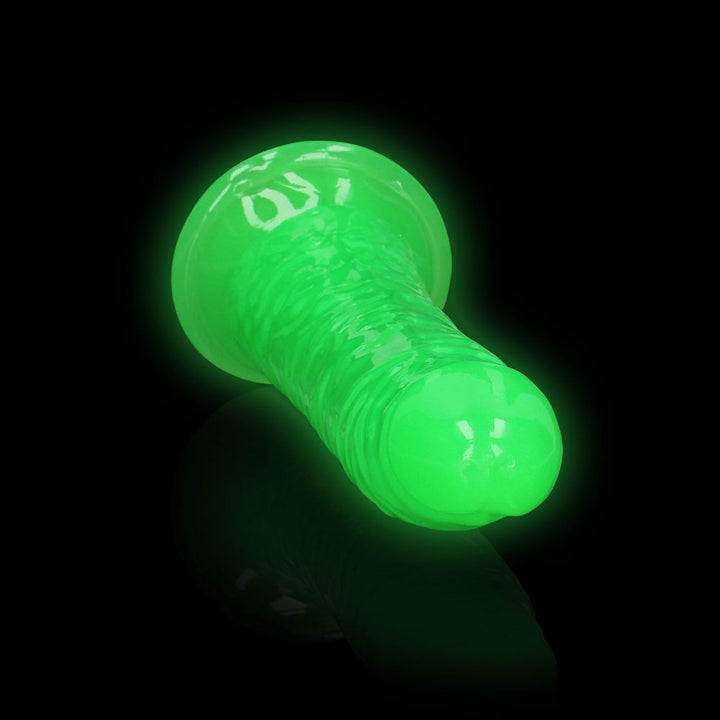 REALROCK 18 cm Slim Glow in the Dark Neon - Green - Glow in Dark Green 18 cm (7'') Dong