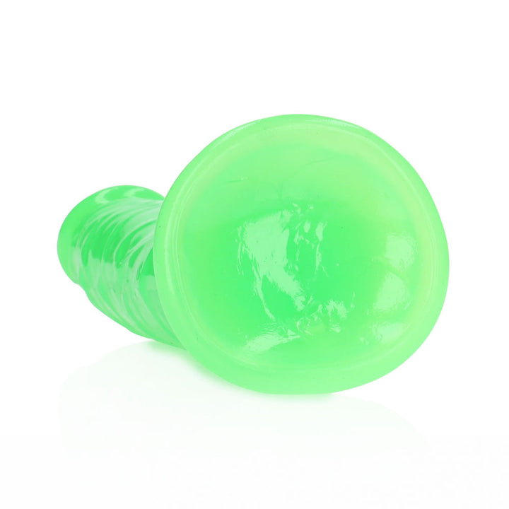 REALROCK 18 cm Slim Glow in the Dark Neon - Green - Glow in Dark Green 18 cm (7'') Dong