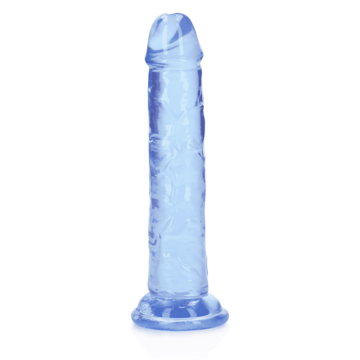 REALROCK 15.5 cm blue straight dildo, suction cup base detail