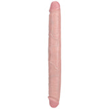 REALROCK 35cm Thick Double Dildo - Flesh - Flesh 35 cm (14'') Thick Double Dong