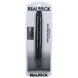 REALROCK 40cm Thick Double Dildo - Black - Black 40 cm (16'') Thick Double Dong