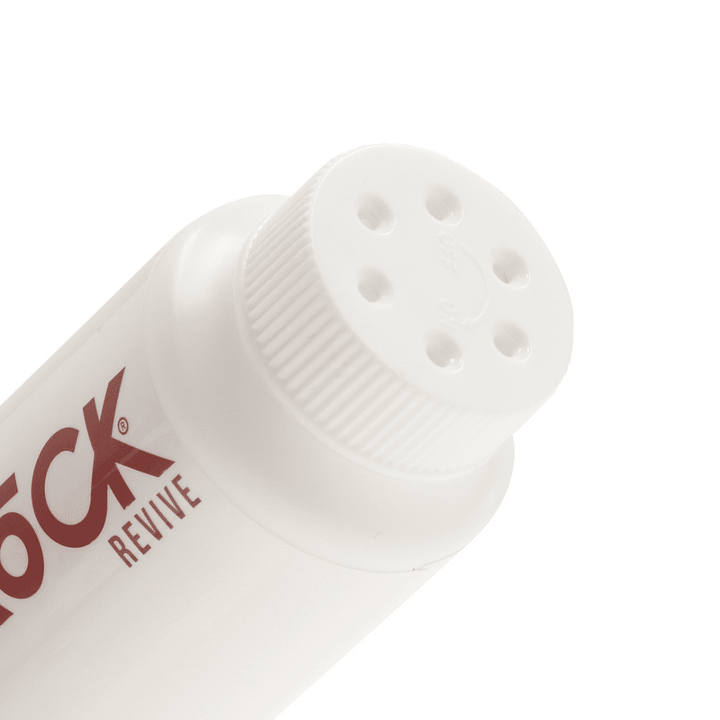 REALROCK Revive reviving powder tub, label detail
