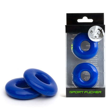 Buy Sport Fucker Stacker Rings - Blue Cock Rings - 2 Pack at NZ’s Mega Adult Toys Store. Discover premium sex toys with discreet shipping at the best price in NZ