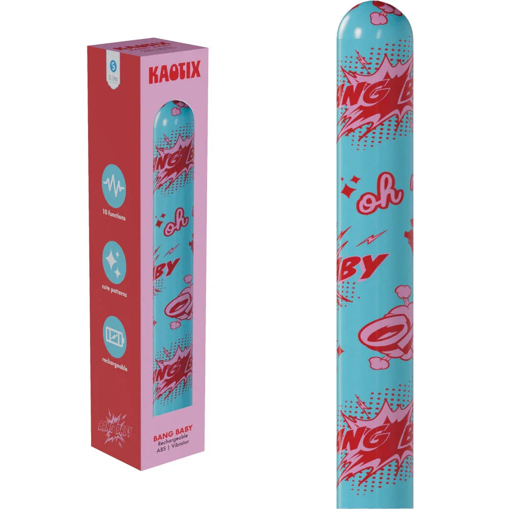 Shots Toys S-LINE Kaotix Bang Baby Vibrator, Blue