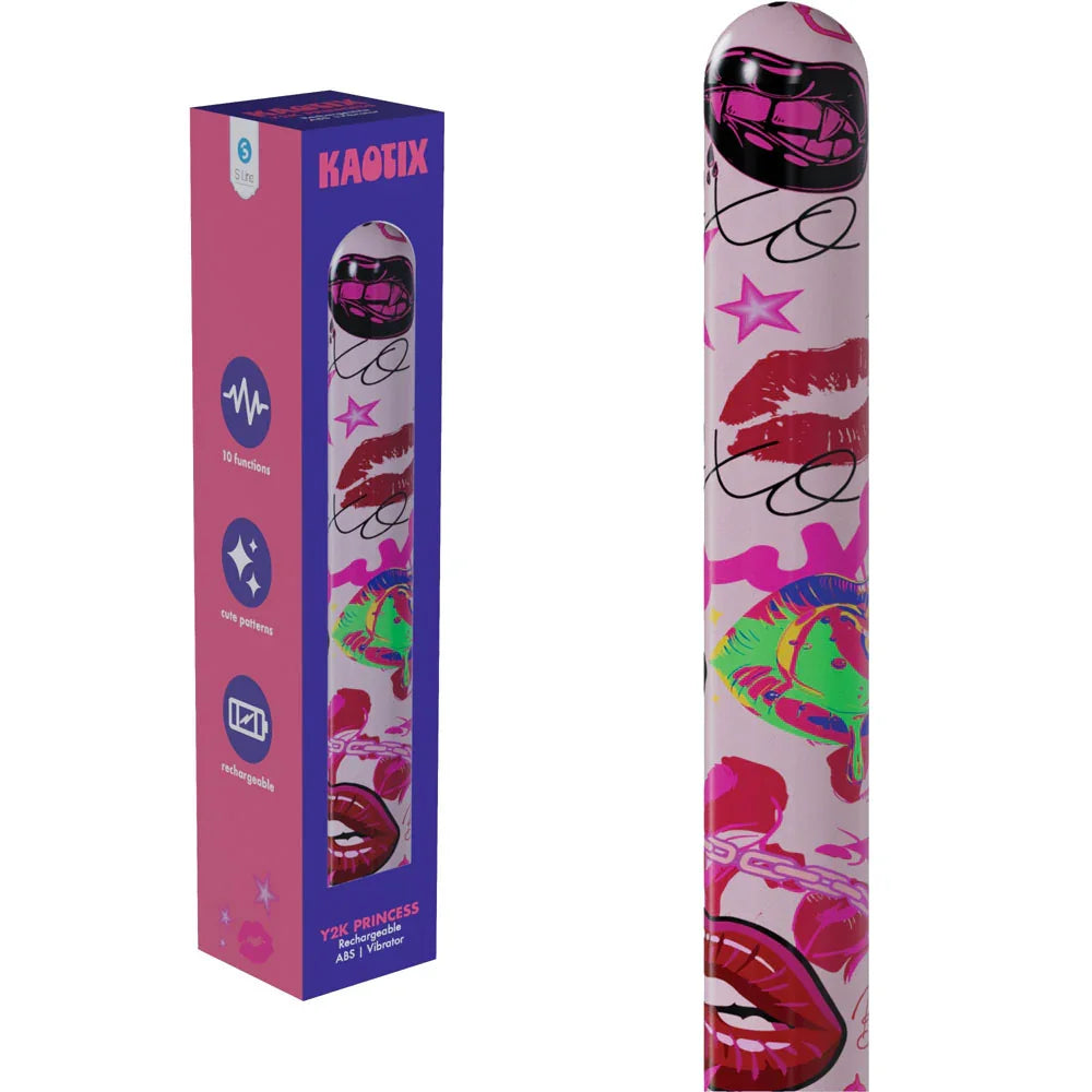 Shots Toys S-LINE Kaotix Y2K Princess Vibrator, Powder Pink