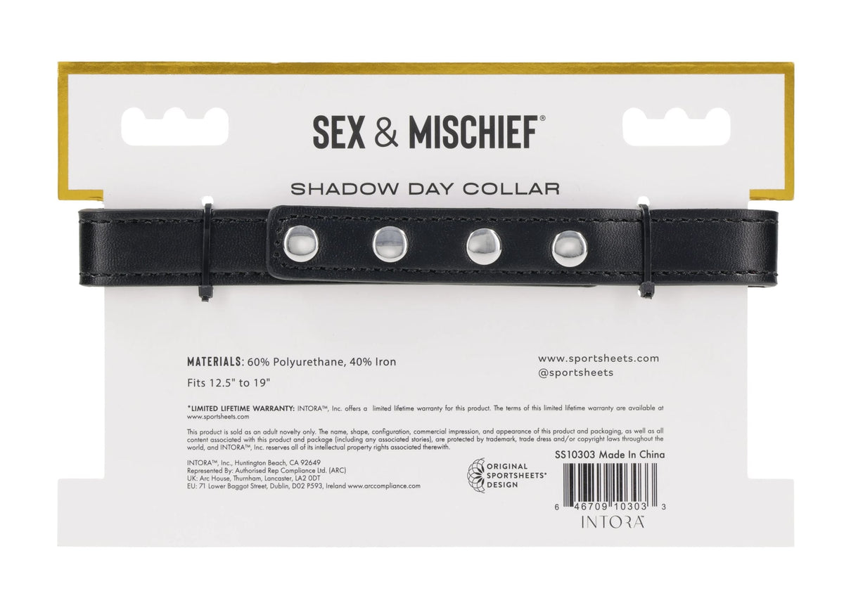 Sex & Mischief Shadow day collar retail packaging