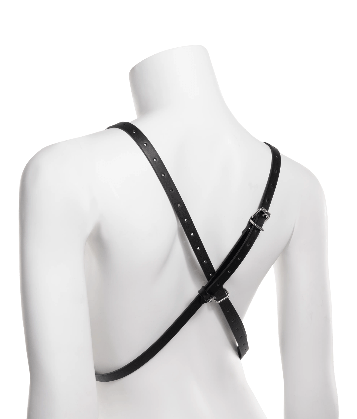 Sex & Mischief Shadow body harness shown flat, full length