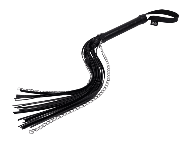 Sex & Mischief Shadow chain flogger with black leather handle