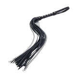 SPORTSHEETS Velvet Noir Chain Flogger - Black 43 cm Flogger Whip