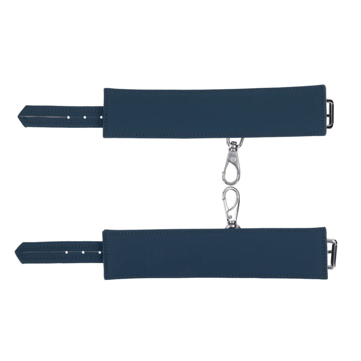 SPORTSHEETS Signature Twilight Tease Handcuffs - Blue Adjustable Restraints