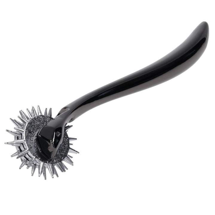 SPORTSHEETS Signature Wartenberg Wheel - Black/Silver Sensation Play Item