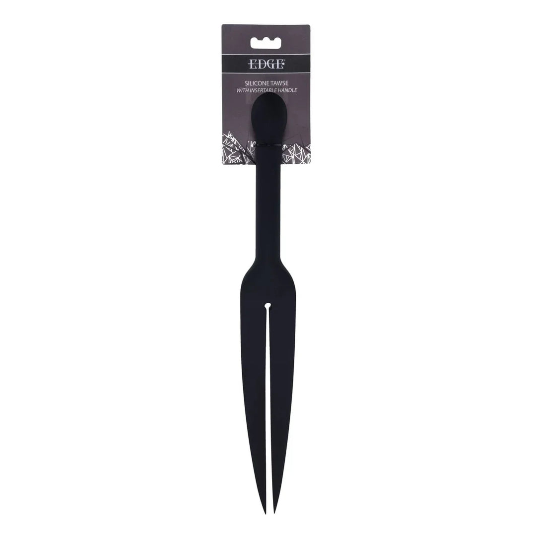Sportsheets EDGE Silicone Tawse Whip with Handle, Black