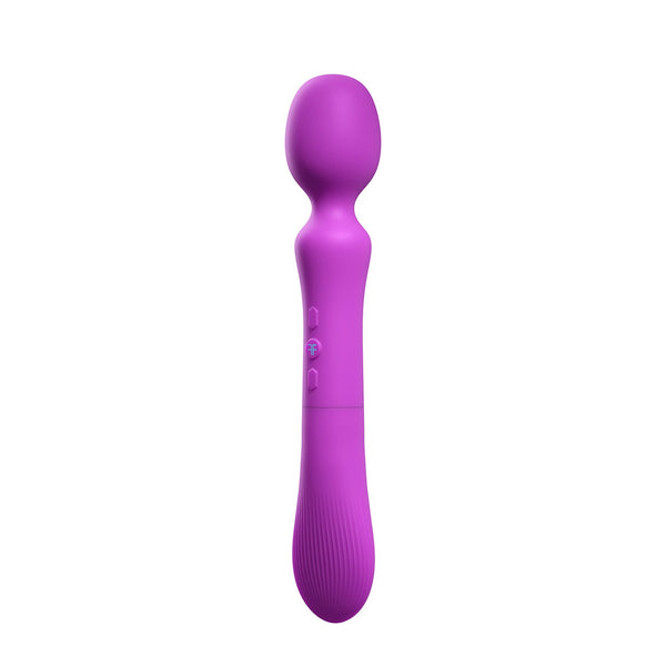 Femme Funn Solia Wand in dark purple, angled view