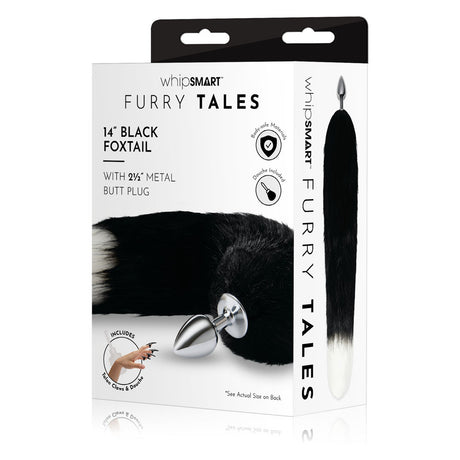 Buy WhipSmart Furry Tales 14 Inch Black Fox Tail - Metal 6.3 cm Butt Plug with Black Fox Tail at NZ’s Mega Adult Toys Store. Discover premium sex toys with discreet shipping at the best price in NZ