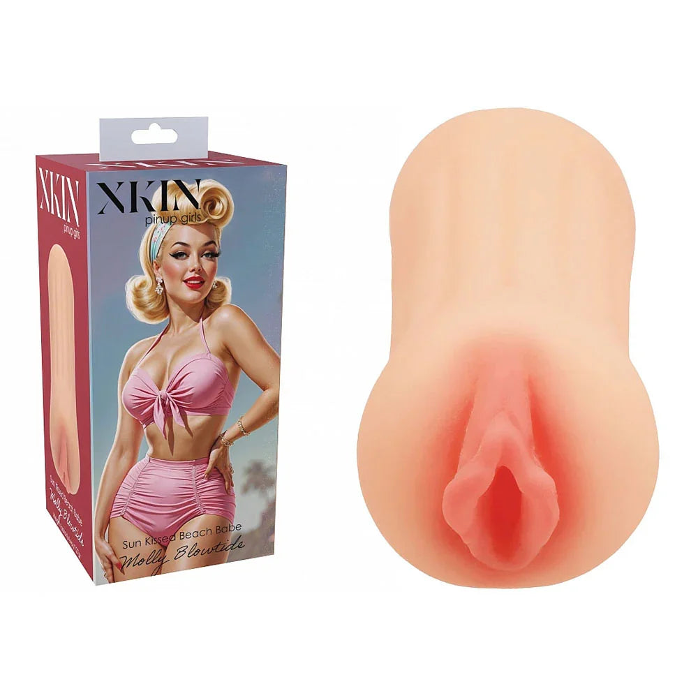 Shots Toys XKIN PinUp Girls Molly Blowtide Vagina Stroker, Flesh