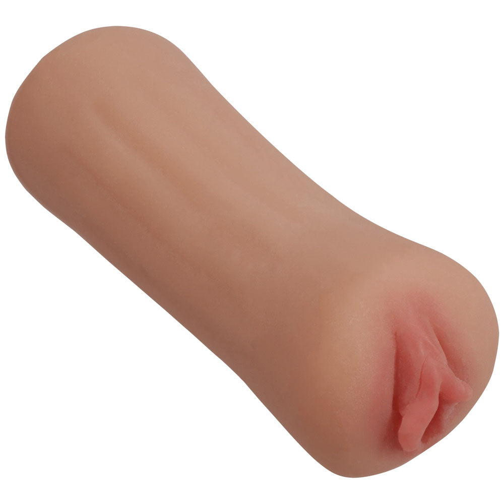 XKIN PinUp Girls Bettie Blowkiss Stroker, the sleeve at an angle showing its full body and entry
