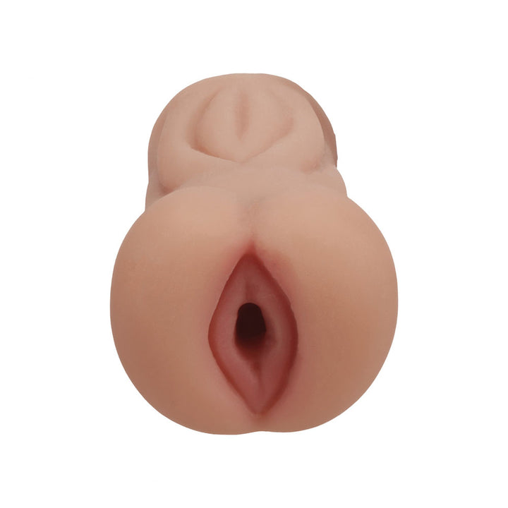 XKIN PinUp Girls Trixie Nightshift Stroker, front-on close-up of the sculpted vulva entry