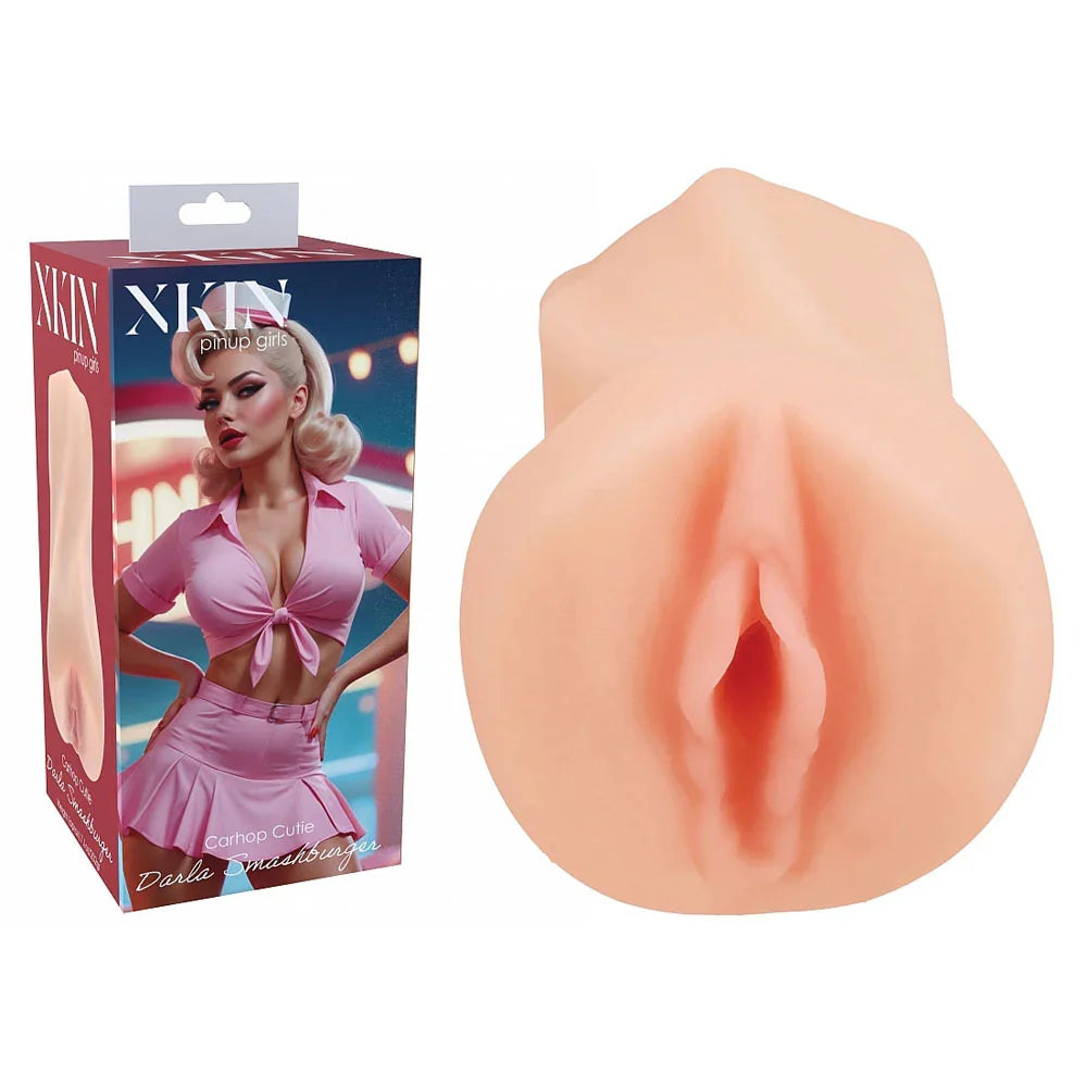 Shots Toys XKIN Pinup Girls Darla Smashburger Vagina Stroker, Flesh