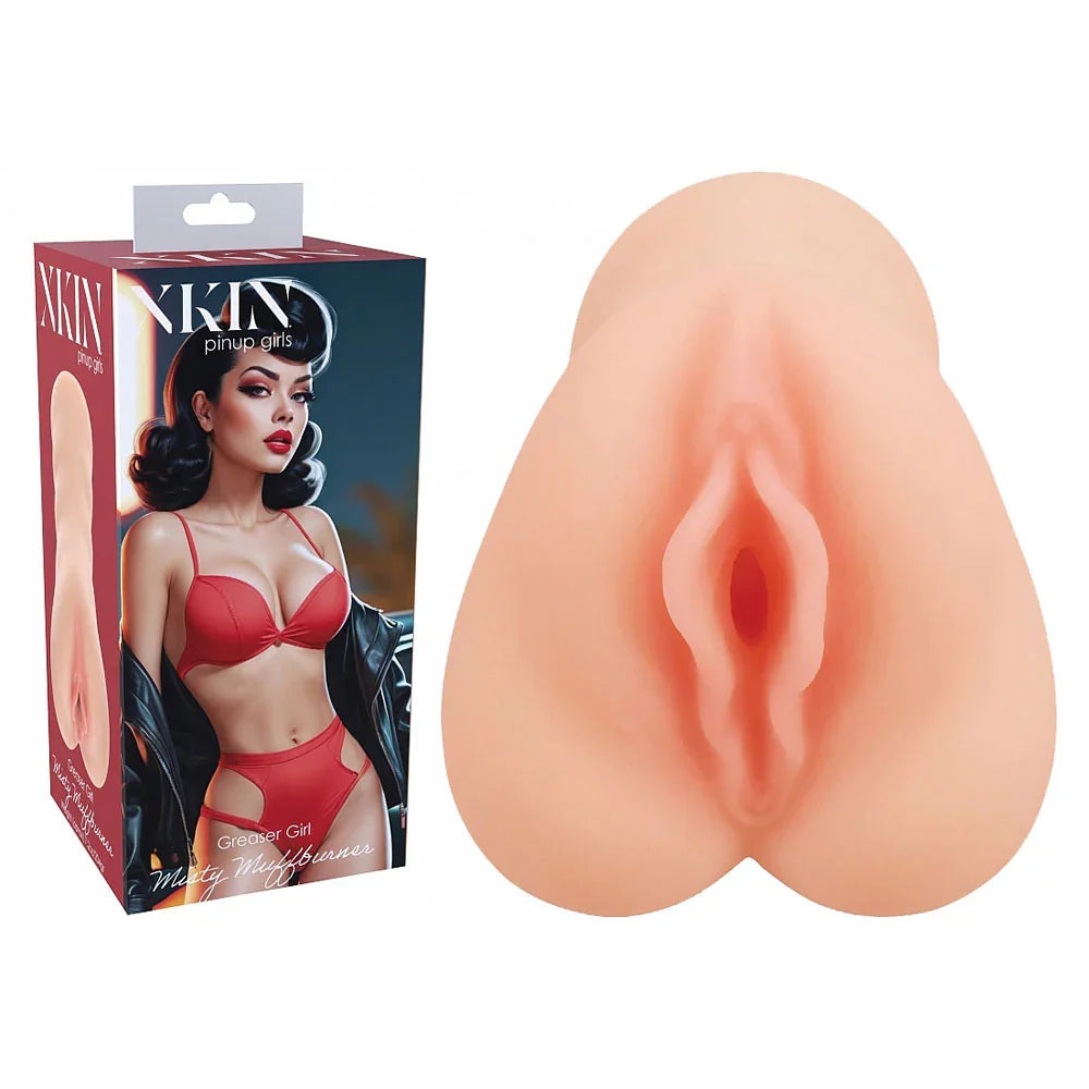 Shots Toys XKIN Pinup Girls Misty Muffburner Vagina Stroker, Flesh