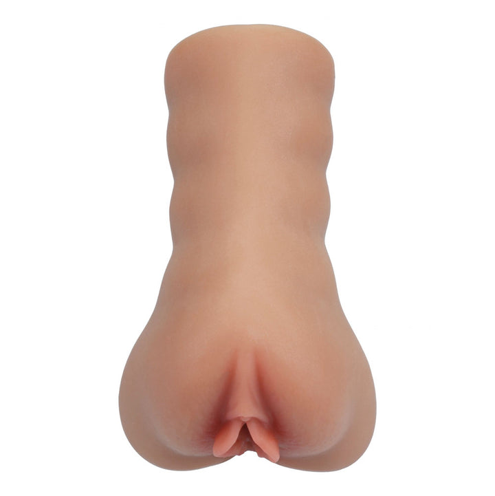 XKIN Career Girls Lacey Dustandride Stroker, full-length front view of the sleeve standing upright