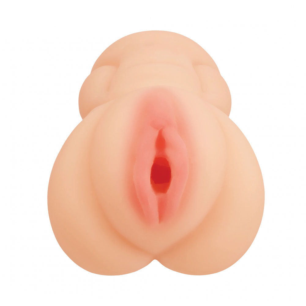 XKIN Secret Affairs Tatiana Stroker, front-on close-up of the sculpted vulva entry