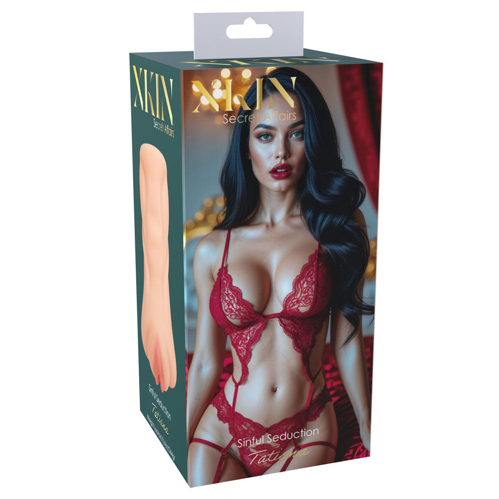 XKIN Secret Affairs Tatiana Stroker, front of the Sinful Seduction Tatiana retail box