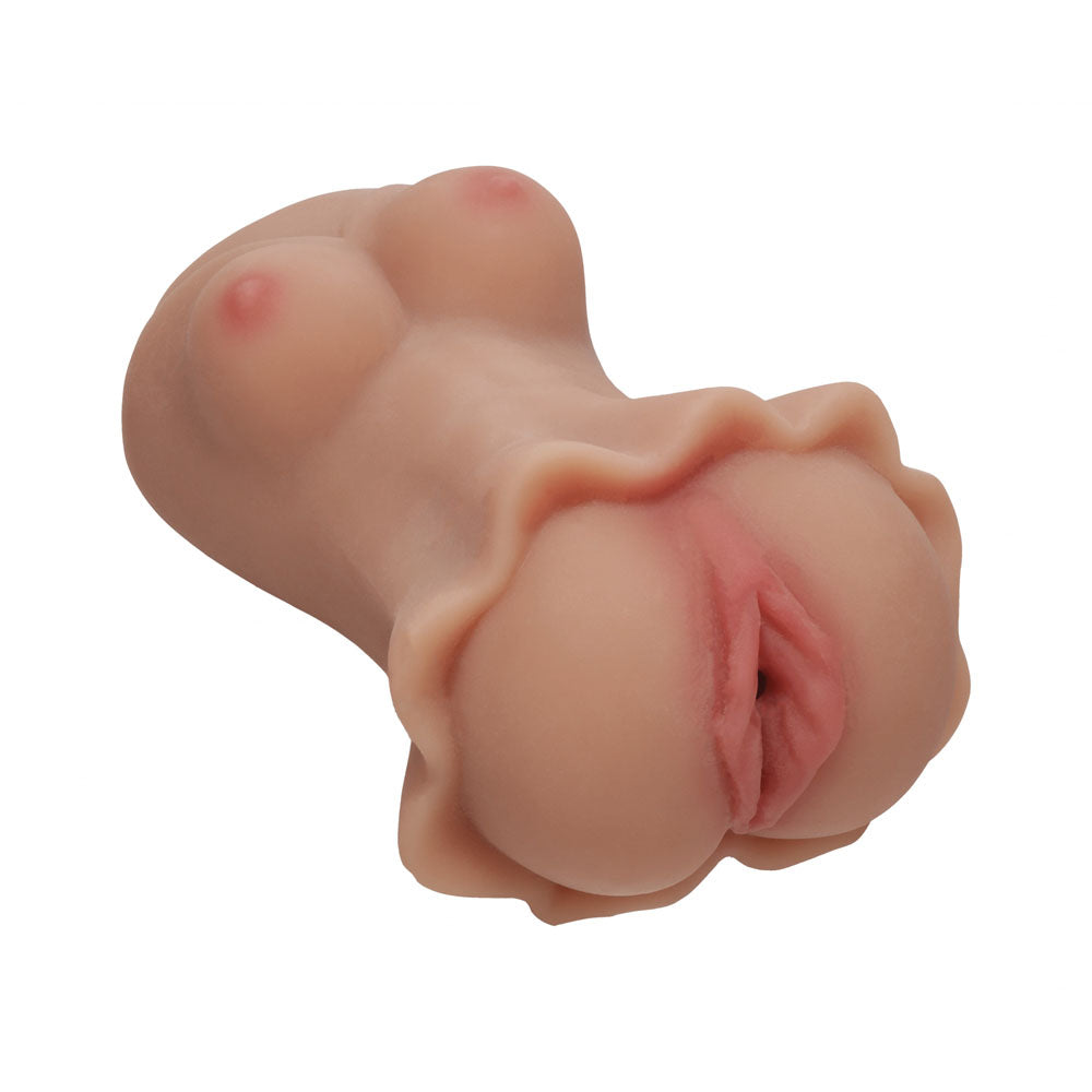 XKIN Secret Affairs Amara Stroker, the torso sleeve at an angle showing breasts and entry