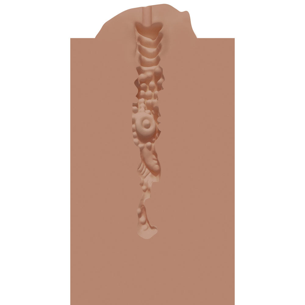XKIN Secret Affairs Amara Stroker, cutaway diagram of the textured internal canal