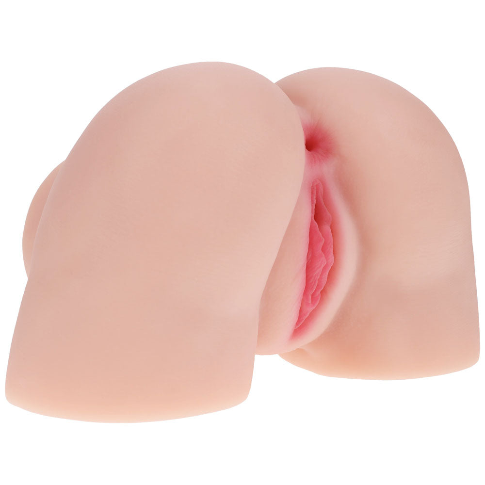 XKIN Bodyforms Rina Brooks Stroker, three-quarter view from the side showing the thigh stumps