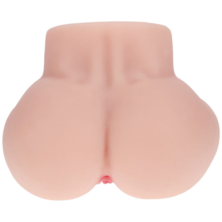 XKIN Bodyforms Rina Brooks Stroker, rear view of the full buttocks with the openings out of sight