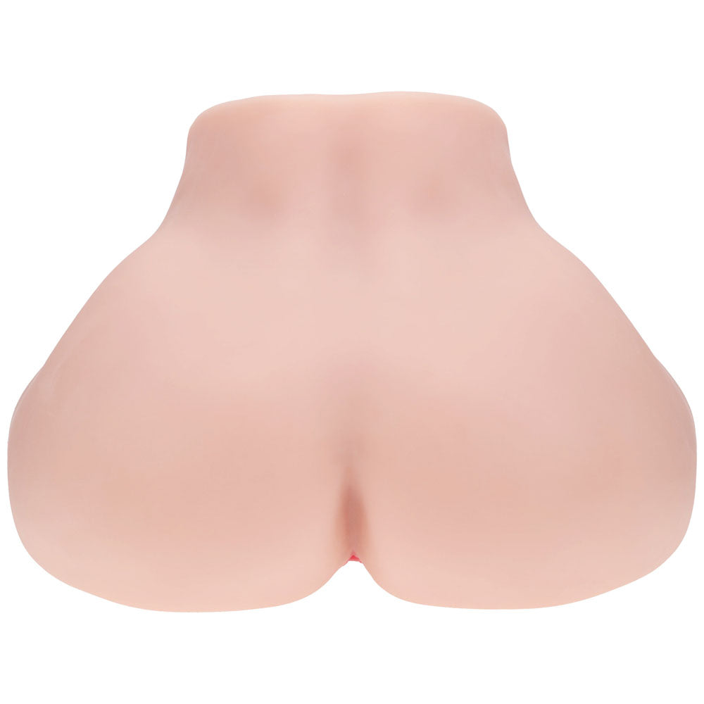 XKIN Bodyforms Vera Dawn Stroker, rear view of the full buttocks with the openings out of sight