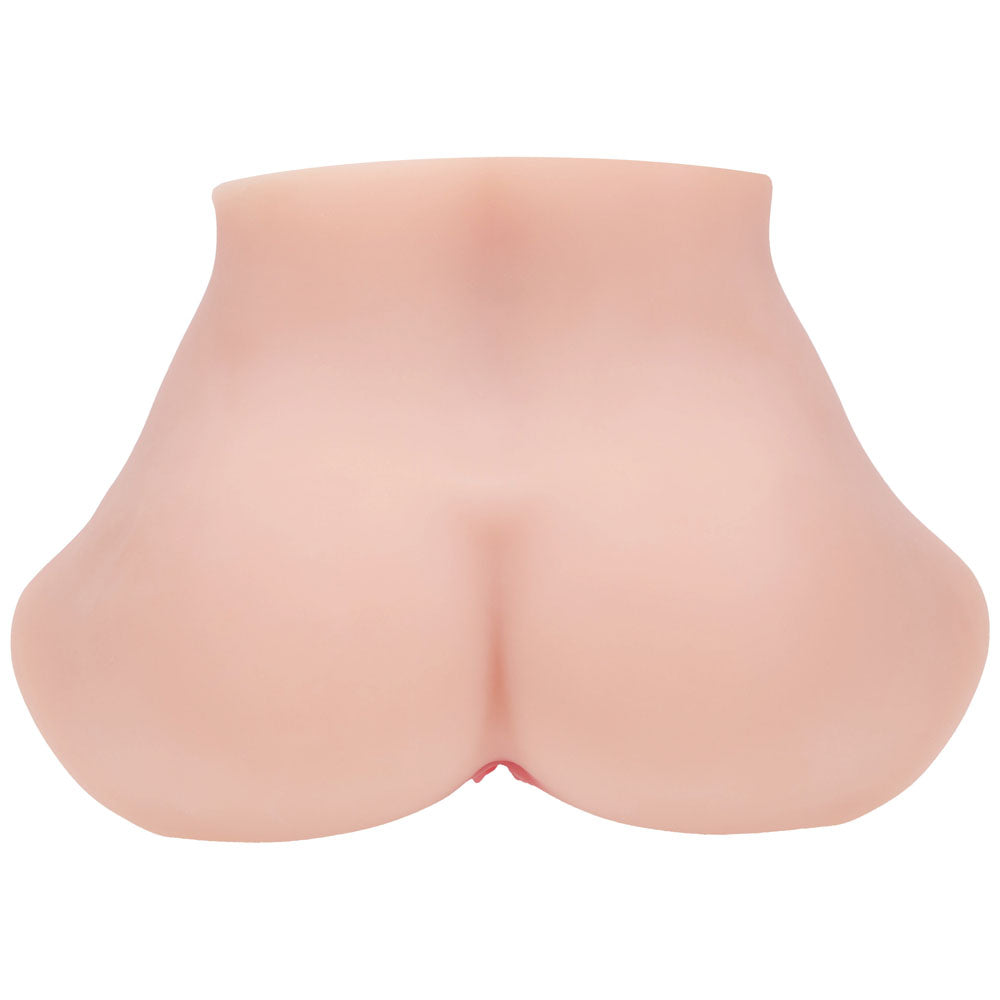 XKIN Bodyforms Aria Summers Stroker, rear view of the full buttocks with the openings out of sight