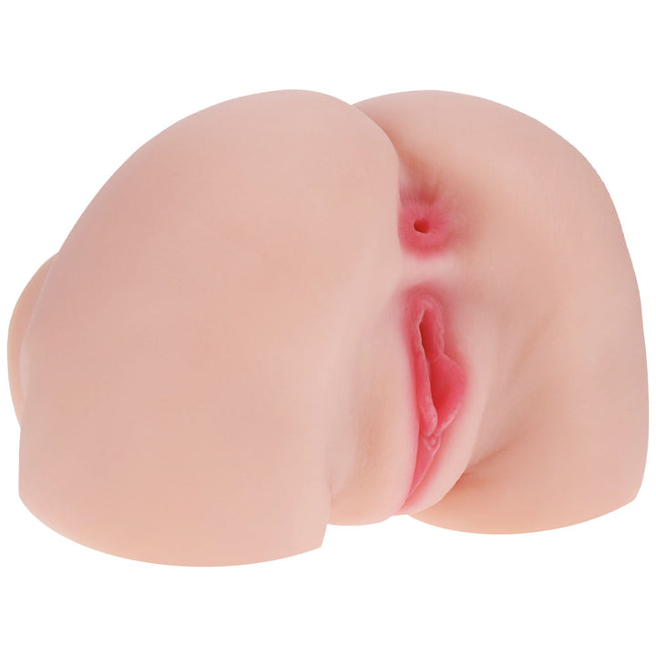 XKIN Bodyforms Mia Hart Stroker, three-quarter view from the side showing the thigh stumps