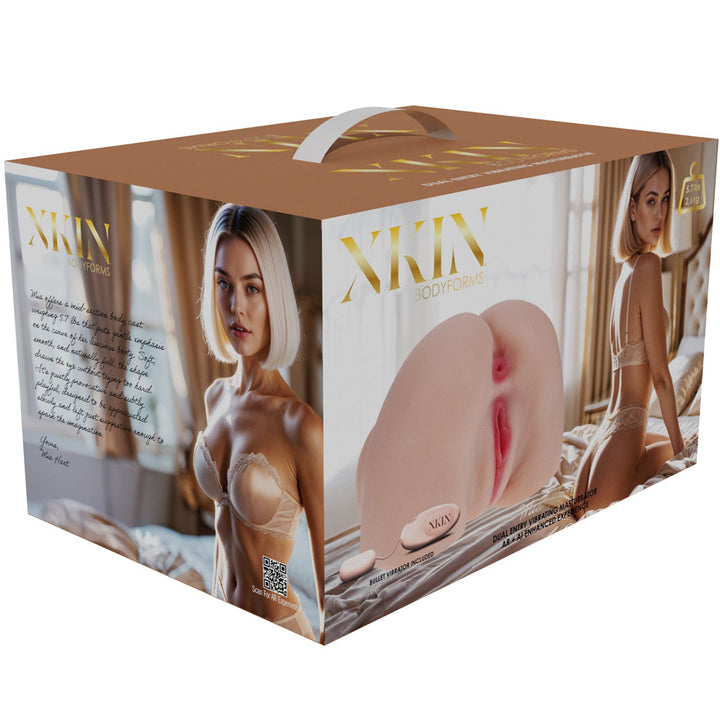 XKIN Bodyforms Mia Hart Stroker, the printed XKIN cube box on its own