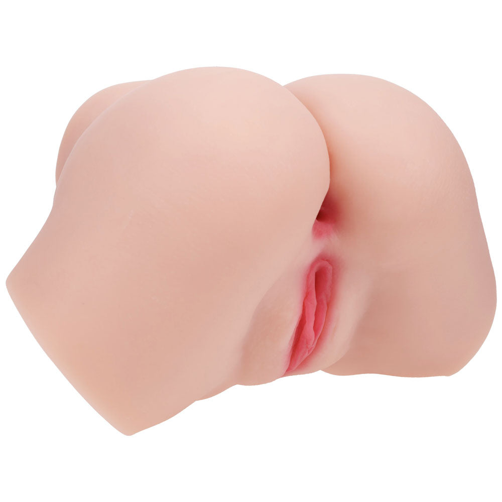 XKIN Bodyforms Ivy Lane Stroker, three-quarter view from the side showing the thigh stumps