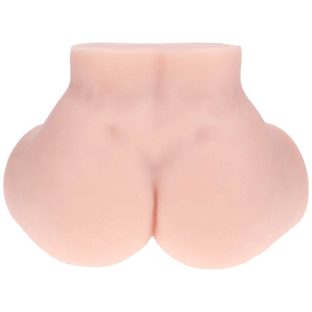 XKIN Bodyforms Bree Knox Stroker, rear view of the full buttocks with the openings out of sight