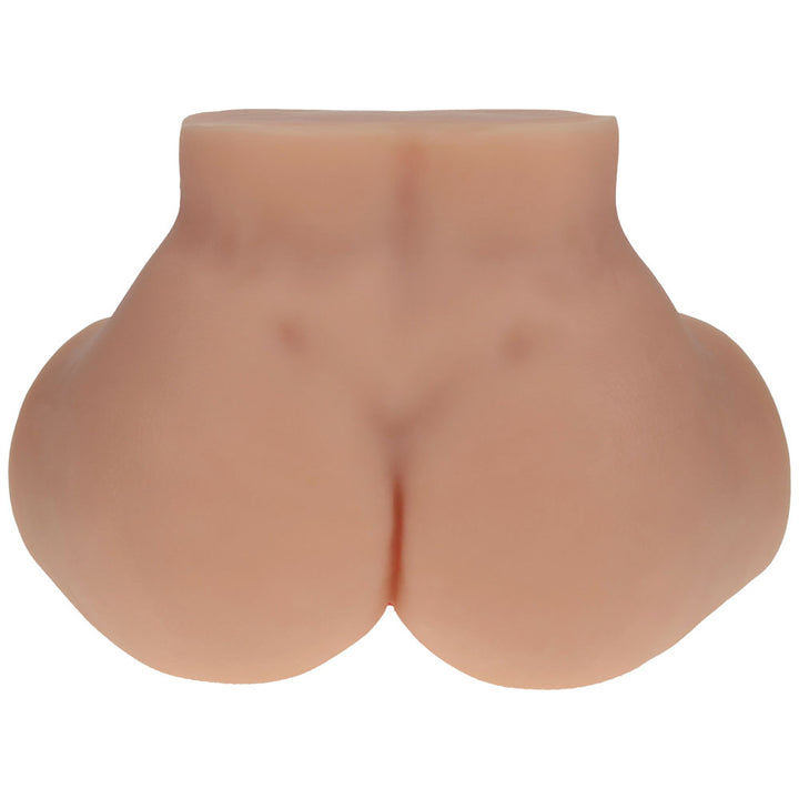 XKIN Bodyforms Valentina Vellure Stroker, rear view of the full buttocks with the openings out of sight