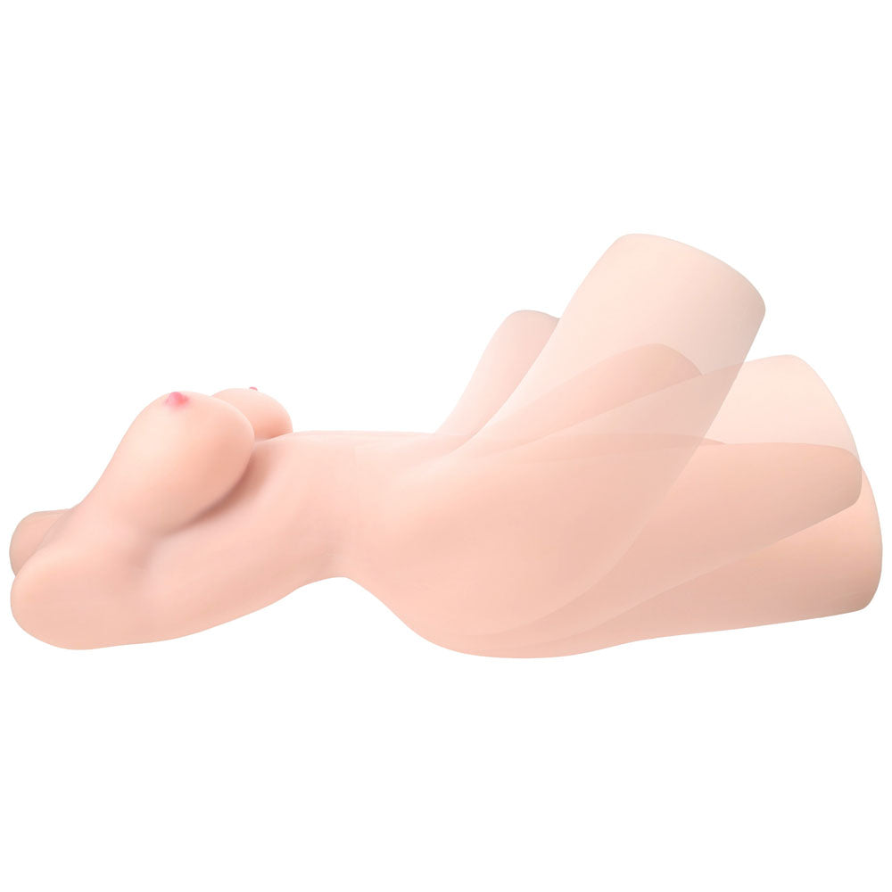 XKIN Bodyforms Lyla Rose Stroker, the torso lying flat on its side, seen at full length