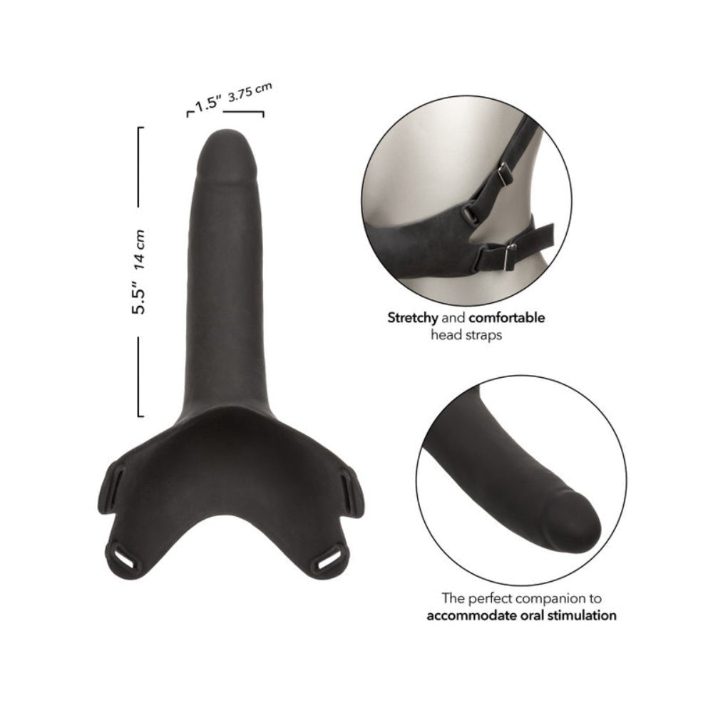 Accommodator¨ Silicone Dong Ð Black – Sex toys NZ by Naughtyhut. Discreet delivery nationwide.
