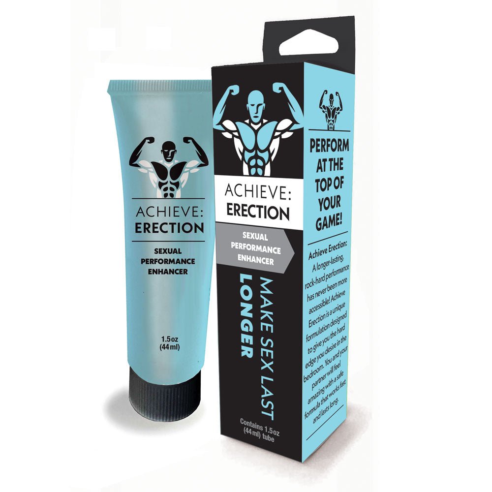 Buy Achieve: Erection - Sexual Performance Enhancer for Men - 44 ml Tube – Naughtyhut NZ sex toys online. Discreet delivery & top brands.