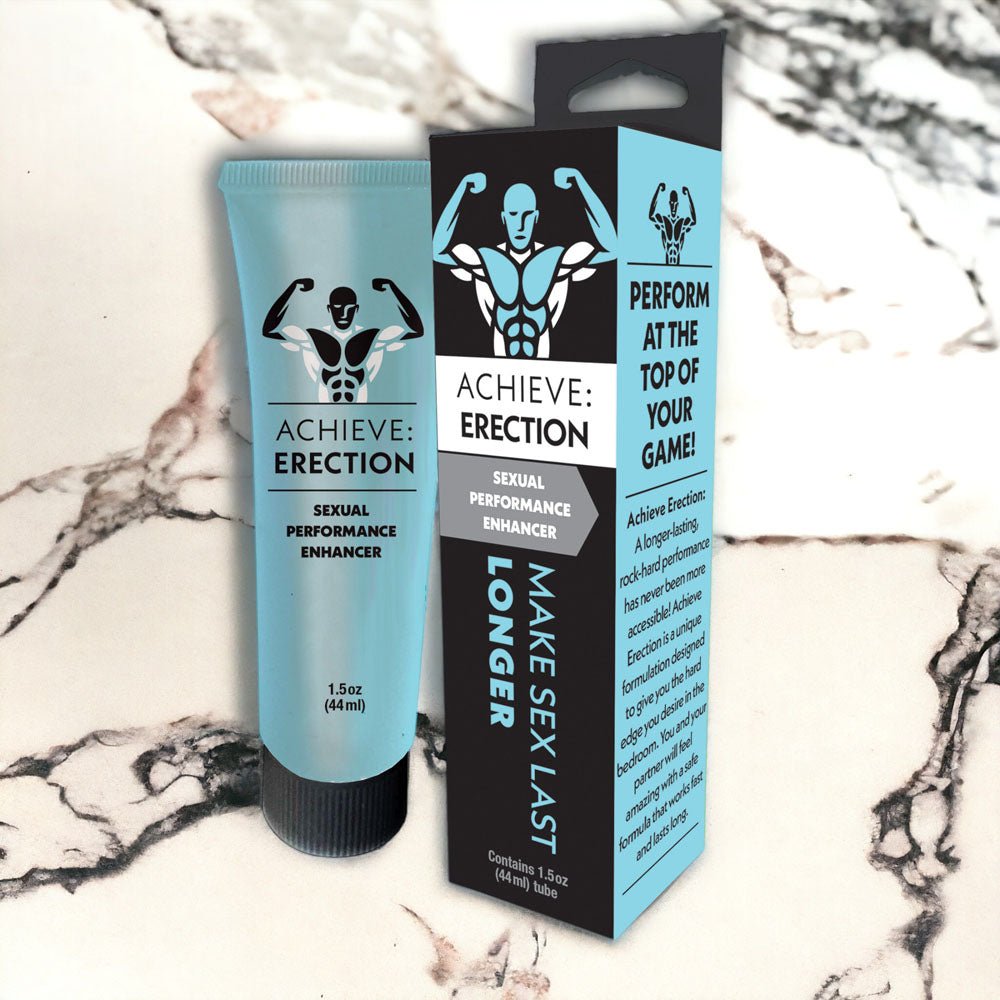 Buy Achieve: Erection - Sexual Performance Enhancer for Men - 44 ml Tube – Naughtyhut NZ sex toys online. Discreet delivery & top brands.