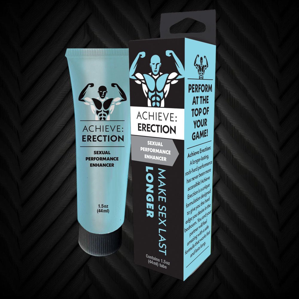 Buy Achieve: Erection - Sexual Performance Enhancer for Men - 44 ml Tube – Naughtyhut NZ sex toys online. Discreet delivery & top brands.