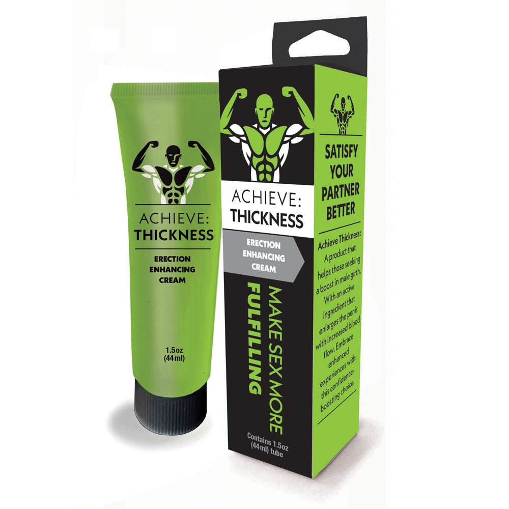 Buy Achieve: Thickness - Erection Enhancing Cream for Men - 44 ml – Naughtyhut NZ sex toys online. Discreet delivery & top brands.