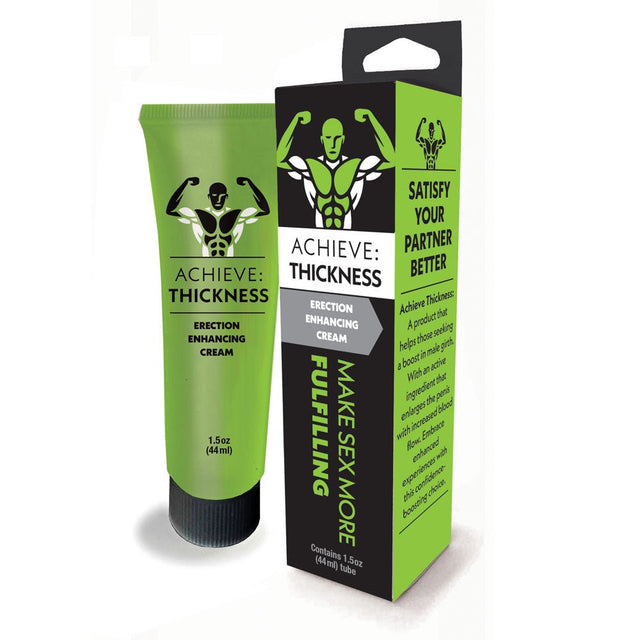 Buy Achieve: Thickness - Erection Enhancing Cream for Men - 44 ml – Naughtyhut NZ sex toys online. Discreet delivery & top brands.