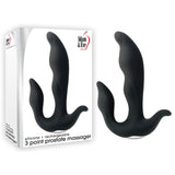 Buy Adam & Eve 3 - Point Prostate Massager - Black USB Rechargable Vibrating Prostate Massager – Naughtyhut NZ sex toys online. Discreet delivery & top brands.